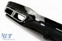 Diffusore d'aria per Mercedes E W213 Sport Line 16-19 Terminali di scarico E63s Design-image-6063688