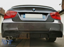 Diffusore doppia uscita paraurti per BMW 3er E90 E91 04-12 M Performance Look-image-6077458