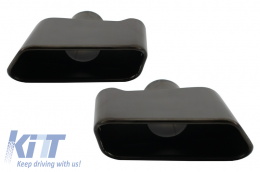 Diffusore doppia uscita per BMW F10 F11 11-17 Punte Sport M-Tech 550i Look-image-6074365