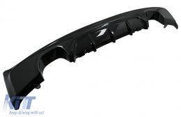 Diffusore Doppio Presa per BMW 2 F22 F23 2013+ M Performance Look Nero lucido-image-6076959