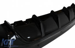 Diffusore Doppio Presa per BMW 2 F22 F23 2013+ M Performance Look Nero lucido-image-6076964