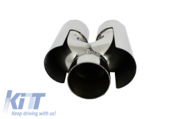 Diffusore Doppio Presa Silenziatore Punte per BMW 2 F22 F23 2013+ M Performance Look-image-6077053