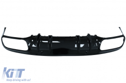 Diffusore Doppio Punte per Mercedes C C205 A205 2014-2019 C43 Look Night Package-image-6077933