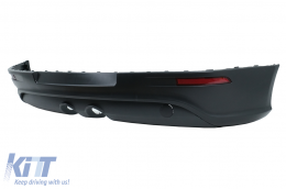 Diffusore Estensione Paraurti Posteriore per VW Golf 5 V 03-07 R32 Look Protezione Calore-image-6108193