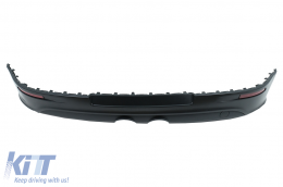 Diffusore Estensione Paraurti Posteriore per VW Golf 5 V 03-07 R32 Look Protezione Calore-image-6108194