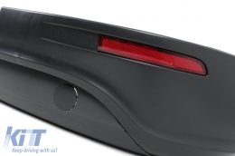 Diffusore Estensione Paraurti Posteriore per VW Golf 5 V 03-07 R32 Look Protezione Calore-image-6108196