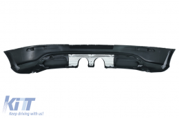 Diffusore Estensione Paraurti Posteriore per VW Golf 5 V 03-07 R32 Look Protezione Calore-image-6108197