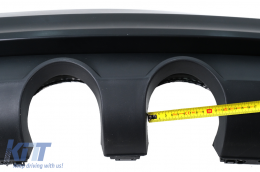 Diffusore Estensione Paraurti Posteriore per VW Golf 5 V 03-07 R32 Look Protezione Calore-image-6108199