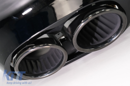 Diffusore Nero Punte Scarico per Mercedes CLA X118 C118 Sport Line CLA45S Look-image-6090621