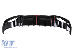 Diffusore Paraurti per Audi A3 8Y Berlina S-Line S3 2020- Suggerimenti Marmitta Scarico-image-6104736