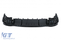 Diffusore Paraurti per Audi A3 8Y Hatchback S-Line S3 2020- Suggerimenti Marmitta Scarico-image-6105670