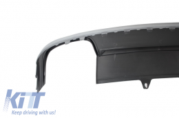 Diffusore paraurti per AUDI A4 B8 Facelift 12-15 Scarico Limousine Avant S4 Look-image-6055020