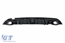 Diffusore Paraurti per Mercedes Classe C W205 S205 14-20 solo Sport Line Terminali Scarico-image-6108617