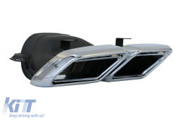 Diffusore paraurti per Mercedes S W222 13+ Sport Body Kit S63 Design-image-6083648