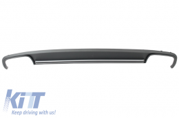 Diffusore paraurti posteriore per AUDI A4 B8 Facelift 2012-2015 Limousine Avant S4 Look-image-6023150