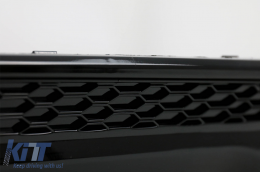 Diffusore paraurti posteriore per Audi A4 B9 8W Facelift 2020+ solo S Line Nero-image-6092774