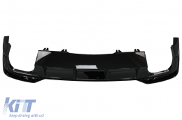 Diffusore paraurti posteriore per Audi A5 F5 Facelift S-Line 2020+ Nero lucido-image-6091589