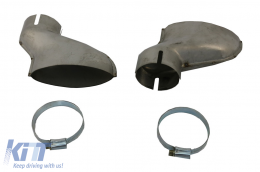 Diffusore paraurti posteriore per Audi A6 C6 4F 2004-2008 Berlina Avant RS Look Nero-image-6084274