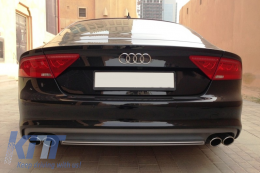 Diffusore paraurti posteriore per AUDI A7 4G Non-Facelift 2010-2014 S7 Look-image-6024241