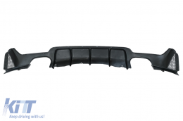 Diffusore Paraurti Posteriore per BMW Serie 4 F32 F33 F36 13-19 Coupe Cabrio M Look-image-6085535