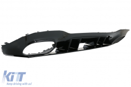 Diffusore paraurti posteriore per Mercedes A W177 Hatchback 2018+ Cromo Scarico-image-6070801