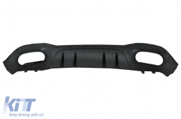 Diffusore paraurti posteriore per Mercedes A W177 Hatchback 2018+ Cromo Scarico-image-6070803