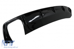 Diffusore paraurti posteriore per Skoda Octavia II 2004-2009 Nero lucido-image-6089811