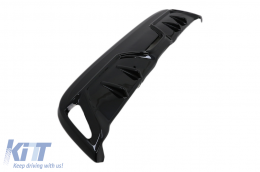 Diffusore paraurti posteriore per Toyota Yaris MK4 XP210 20+ nero lucido-image-6092891