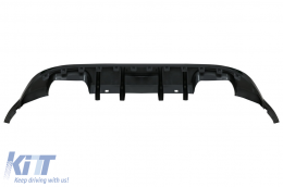 Diffusore paraurti posteriore per VW Golf 7.5 2017-2019 R Look Nero lucido-image-6075608