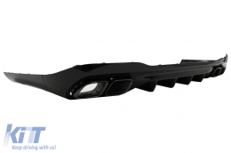 Diffusore Paraurti Scarico per Mercedes Classe C W206 S206 Sport Line 2021+ C63 Design-image-6095374