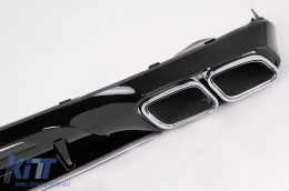 Diffusore paraurti Scarico per Mercedes CLS W218 Sport Line 2011-2017-image-6101152