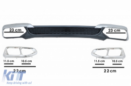 Diffusore Paraurti Suggerimenti per BMW 7er G11 G12 15-19 Facelift M760Li Look--image-6042017