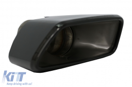 Diffusore per BMW 5 G30 Limousine 17+ M Performance Look Nero Punte Spoiler tronco-image-6076680