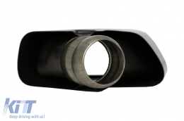 Diffusore per BMW 5 G30 Limousine 17+ M Performance Look Nero Punte Spoiler tronco-image-6076683