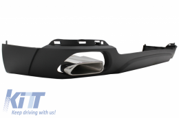 Diffusore per BMW F15 13-18 M-Tech V8 Look Piazza Scarico solo Paraurti Standard-image-6055393