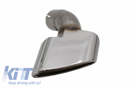 Diffusore per BMW F15 13-18 M-Tech V8 Look Piazza Scarico solo Paraurti Standard-image-6055405