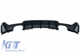 Diffusore per BMW F32 F33 F36 13-19 M Perform Look Carbonio gemello Doppio Presa-image-6063755