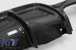 Diffusore per BMW F32 F33 F36 13-19 M Perform Look Carbonio gemello Doppio Presa-image-6063756