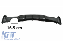 Diffusore per BMW Serie 4 F32 F33 F36 13-19 M Performance Look Carbon Sinistra-image-6063730