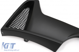 Diffusore per BMW Serie 4 F32 F33 F36 2013-2019 M Look gemello Single Presa Opaco-image-6085558