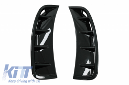 Diffusore per Mercedes A V177 Sedan 18-22 Cromo Scarico Davanti Lato Sfiati Pinne Flaps-image-6071055