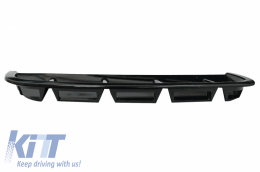 Diffusore per Mercedes A V177 Sedan 18-22 Cromo Scarico Davanti Lato Sfiati Pinne Flaps-image-6071059