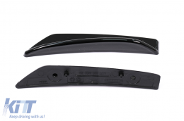 Diffusore per Mercedes A V177 Sedan 18-22 Cromo Scarico Davanti Lato Sfiati Pinne Flaps-image-6071062