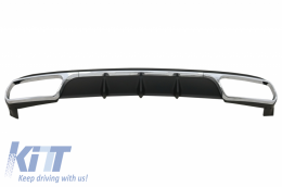 Diffusore per Mercedes E W212 Facelift 13-16 E65 Look solo Paraurti Standard-image-6057722