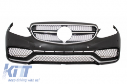 Diffusore per Mercedes W212 Facelift 13-16 solo Paraurti Standard Scarico Cromo-image-6057943