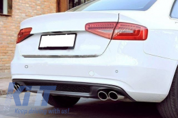 Diffusore per paraurti standard AUDI A4 B8 Facelift Limo Avant 12-15 S-Line Look-image-6055199