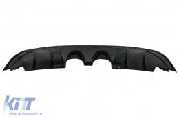 Diffusore per VW Golf 6 VI 08-12 R20 Look only Standard paraurti lucido Nero-image-6084869