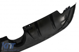 Diffusore per VW Golf 6 VI 08-12 R20 Look only Standard paraurti lucido Nero-image-6084870