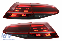 Diffusore per VW Golf 7.5 17-19 Full LED Luci posteriori Dinamico Buio Rosso ciliegia R Look-image-6075762