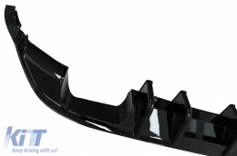 Diffusore per VW Golf 7.5 17-19 R Look Nero lucido Labbro anteriore Estensione Spoiler-image-6075774